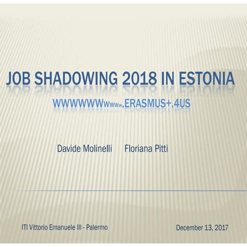 Erasmus+Piùeuropaascuola.Pitti-Molinelli