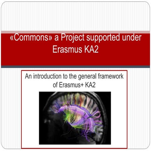 Erasmus ka2 general framework | PPTX