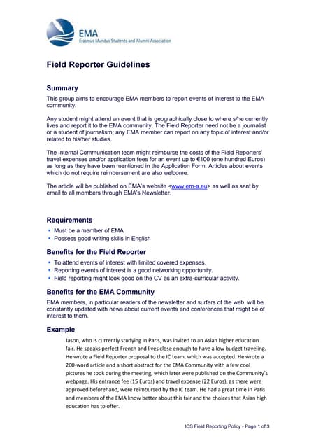 Evs form-be | PDF