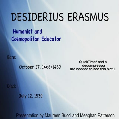 Erasmus Presentation