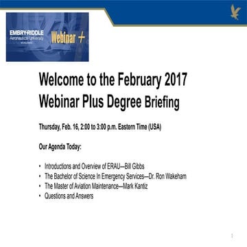 Erau webinar plus feb 2017 BSEM and MAM