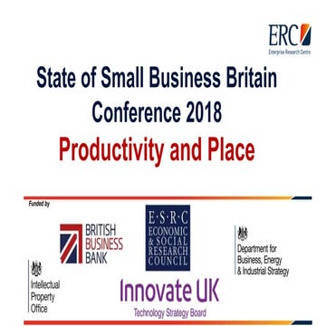 State of Small Business Britain Conference 2018 