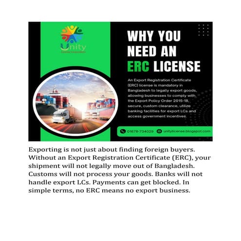 ERC License Is Mandatory for Export Business in Bangladesh.pdf