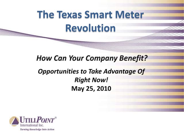 ERCOT Settlements and the Smart Grid