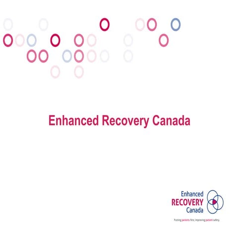 Enhanced Recovery Canada Presentation