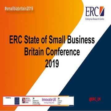 State of Small Business Britain conference 2019