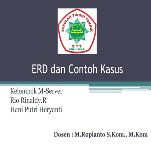 Erd dan contoh kasus