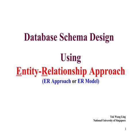 Mapping from ER Model to Relational Model | PDF