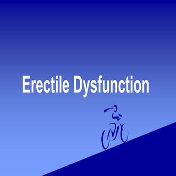 Erectile Dysfunction | PPTX