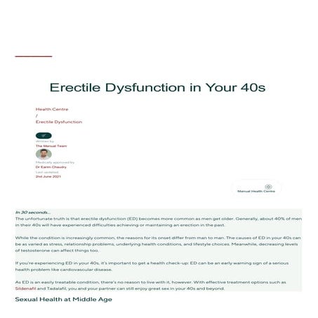 Erectile dysfunction after 40 years (2) (1) | PDF