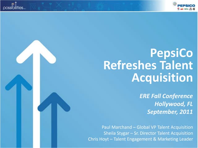 PepsiCo Talent Acquisition "Refresh"