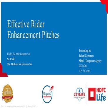 EREP PPT live project on basis of current policy