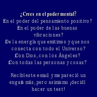 ¡ERES ALGUIEN CON MUCHO PODER!