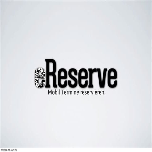eReserve Produktpräsentation