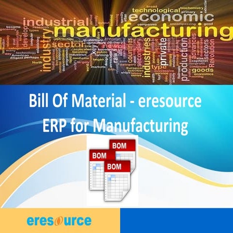 eresource ERP Manufacturing (bom)