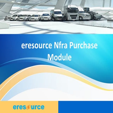 Eresource nfra purchase module