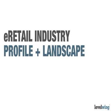 e-Retail Industry + Landscape 