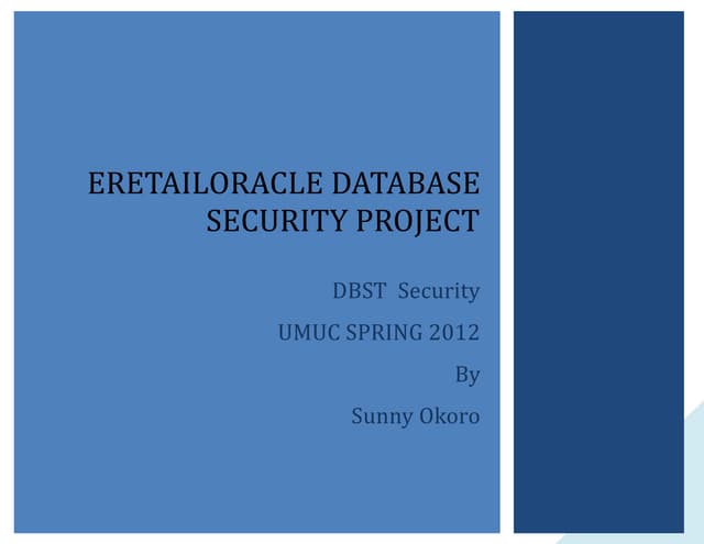 DB Security Oracle 11g-Application Context, Dynamic Views & Aduits