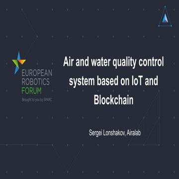 ERF 2019 blockchain in robotic applications 