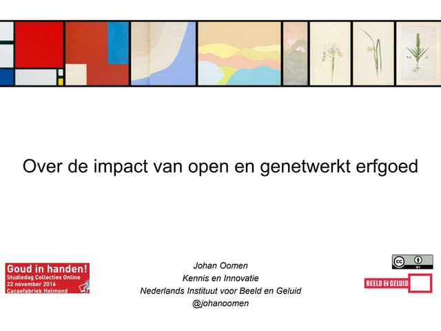 Over de impact van open en genetwerkt erfgoed