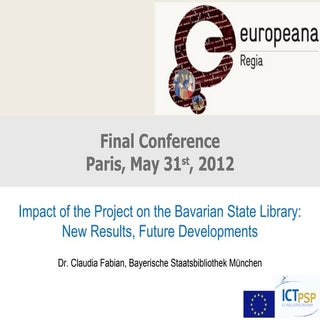 ER Final Conference - Impact of the...