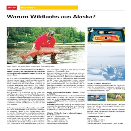 Warum Wildlachs aus Alaska?