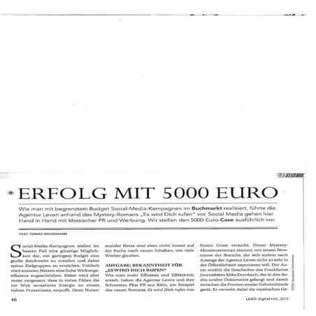 Erfolg mit 5000 Euro