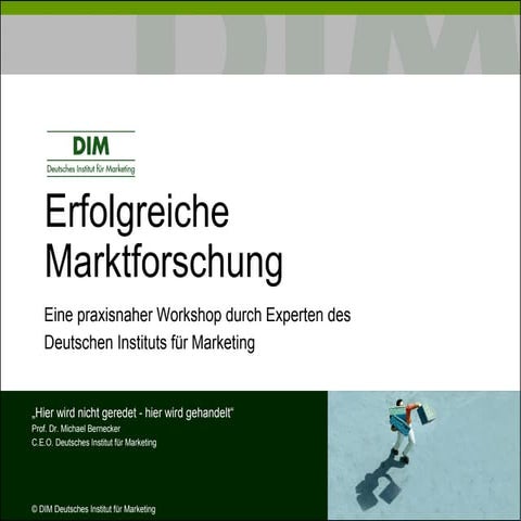 Erfolgreiche Marktforschung