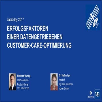 Erfolgsfaktoren einer datengetriebenen Customer-Care-Optimierung