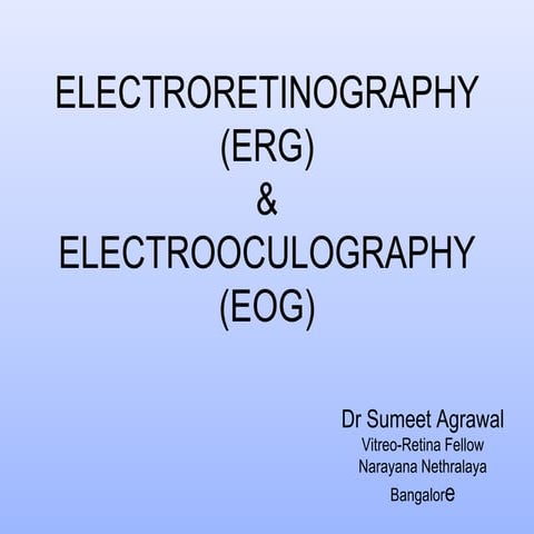 Electrophysiology (ERG and EOG) Simplified........