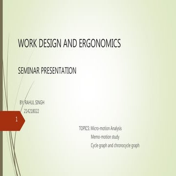 Photographic techniques in method study