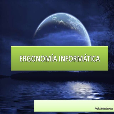 Ergonomía informática