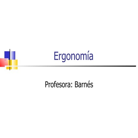 Ergonomía.Ppt