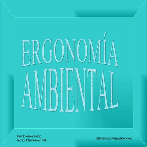 Ergonomia ambiental