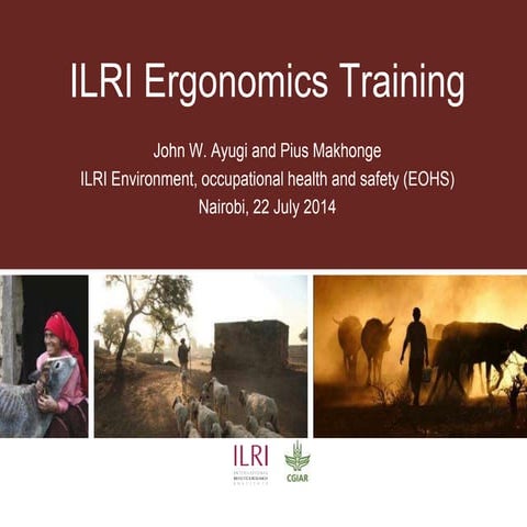 ILRI Ergonomics Training