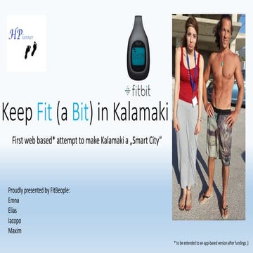 Keep fit (a bit)  - ESWC SSchool 14 - Student project
