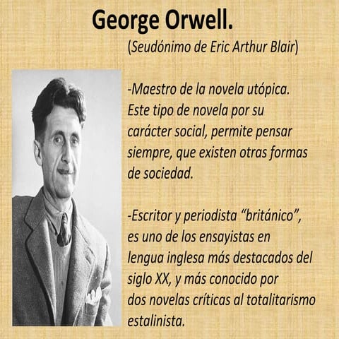 Eric Arthur Blair | PPT