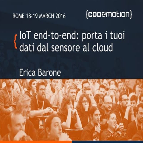 IoT end-to-end: porta i tuoi dati dal sensore al cloud