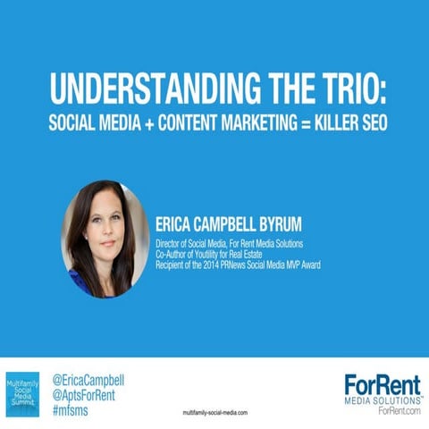 Understanding The Trio: Social Media + Content Marketing = Killer SEO 