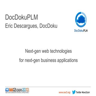 Next-gen Web technologies for next-...