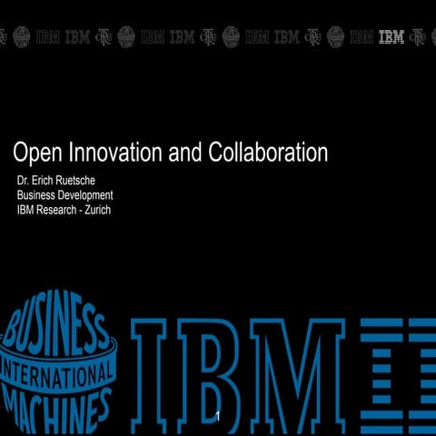 Open Collaboration and Innovation