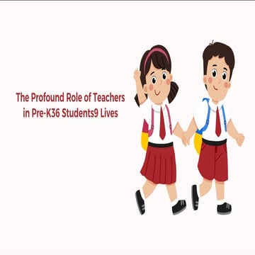Guiding Light: The Profound Role of Teachers in Pre-K–36 Students ...