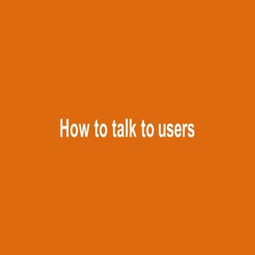 User testing | PDF