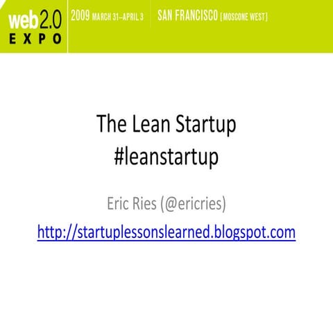 Ericriesleanstartuppresentationforweb2