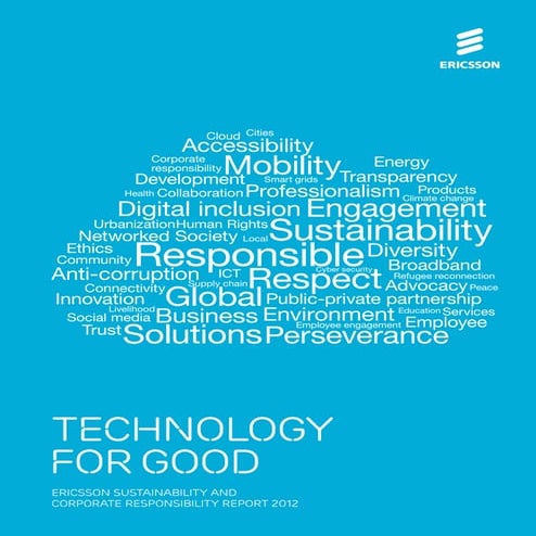 Ericsson Sustainability and Corporate Responsibility Report 2012