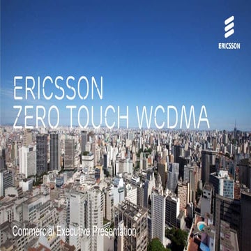 Ericsson Zero Touch WCDMA