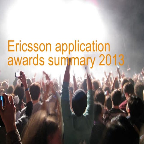 Ericsson Application Awards 2014