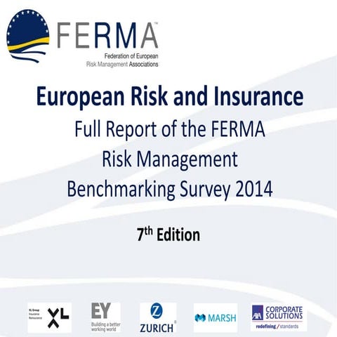European Risk and Insurance Report: Executive Summary of the FERMA Risk ...