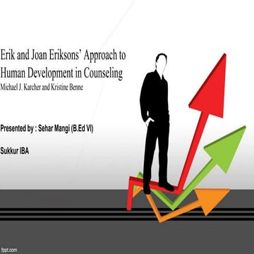 Erik and Joan Eriksons’ Approach to Human Development in Counseling