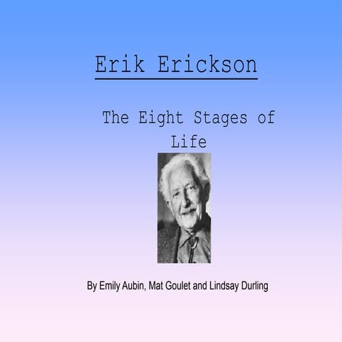 Erik erikson